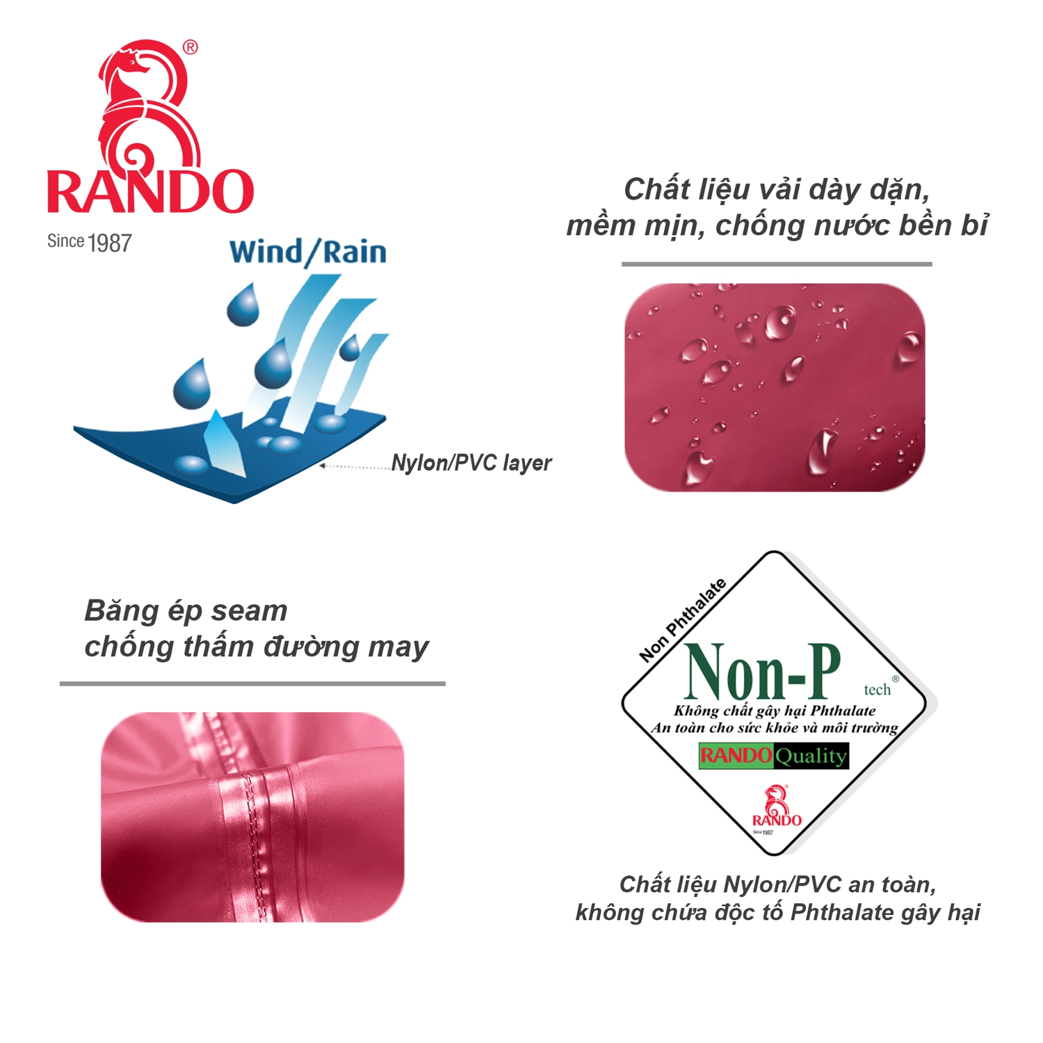 Áo mưa Bisur Cover RANDO - 5