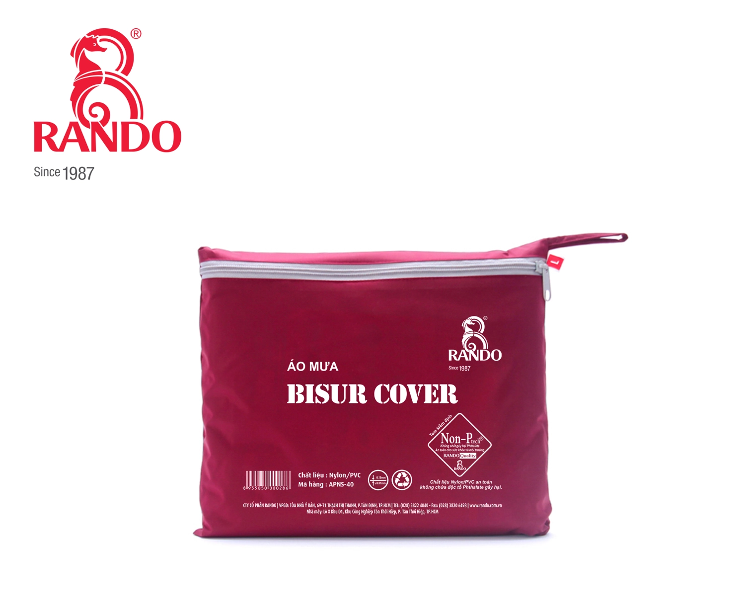 Áo mưa Bisur Cover RANDO - 6
