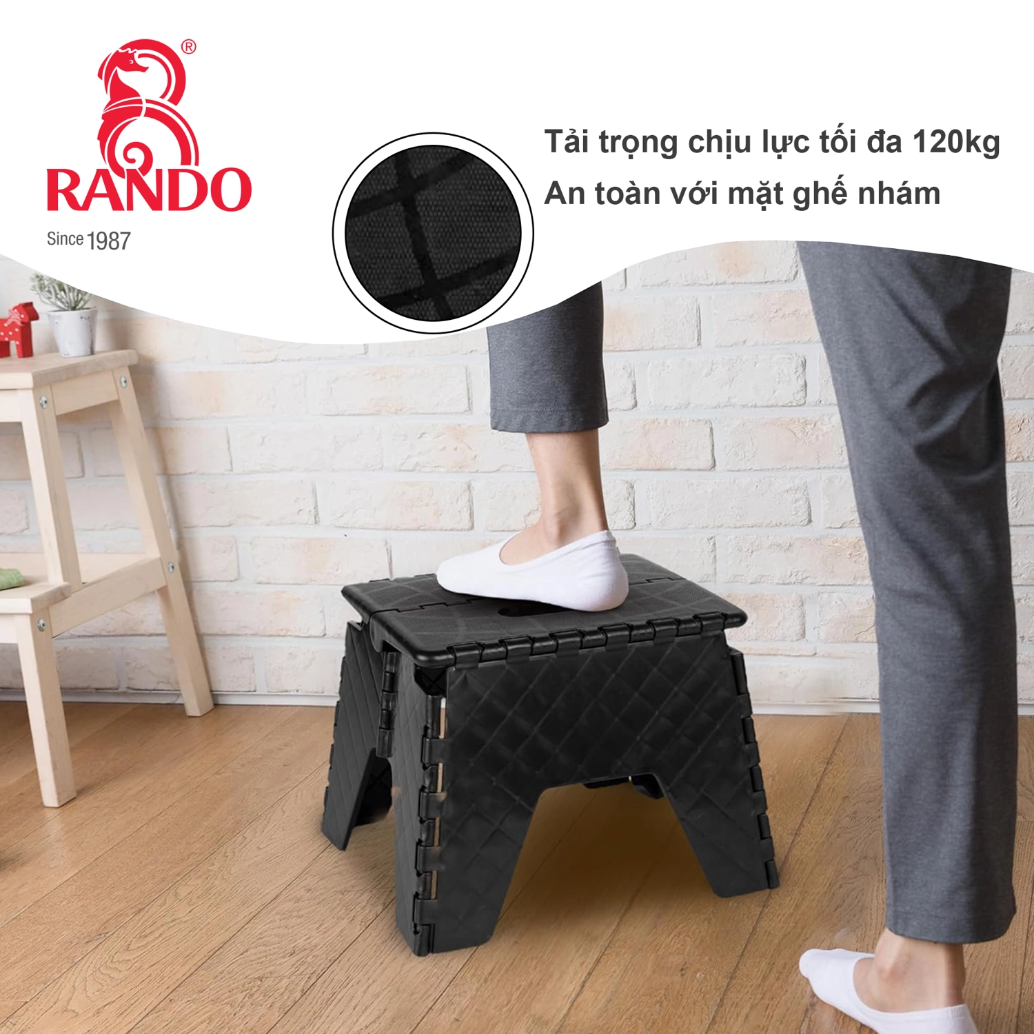 Ghế Xếp Mini RANDO - chịu lực