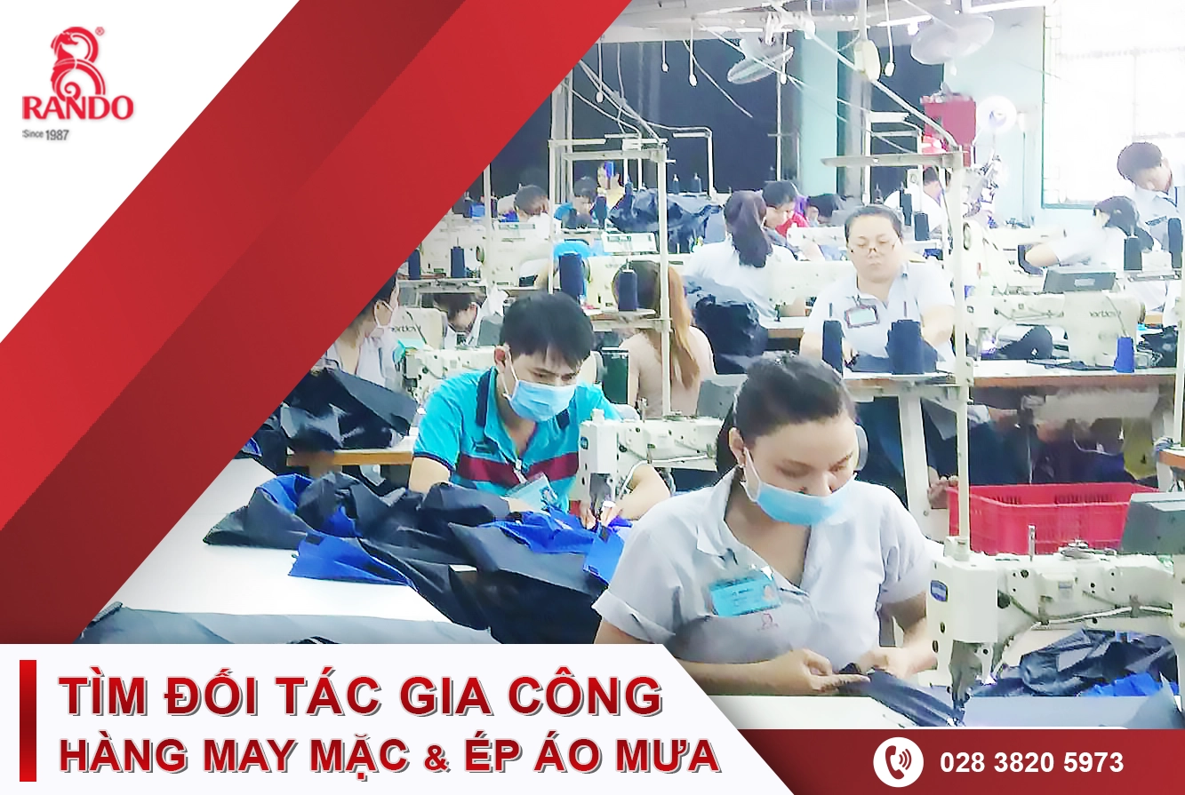 RANDO tìm đối tác gia công áo mưa 2025