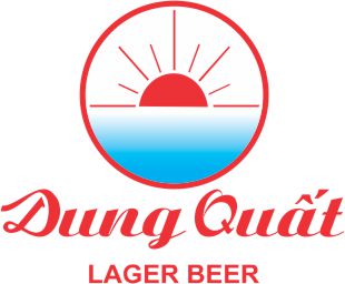 Logo áo mưa beer Dung Quất Lager Beer